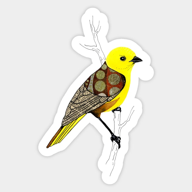 Mohua / Yellowhead Bird Sticker by scatterlings